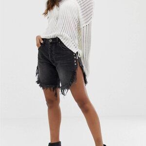 One Teaspoon Frankie’s Long Length Denim Shorts